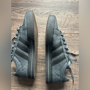 adidas Daily 3.0 Stylish Black Charcoal Grey Sneakers sue 10